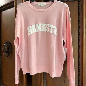 Spiritual Gangster Pink Namaste Sweatshirt